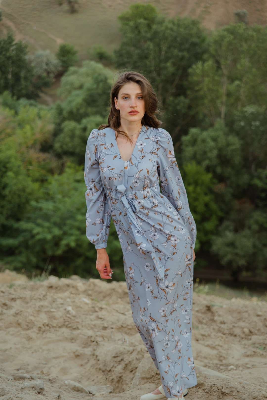 нежное платье с кулиской