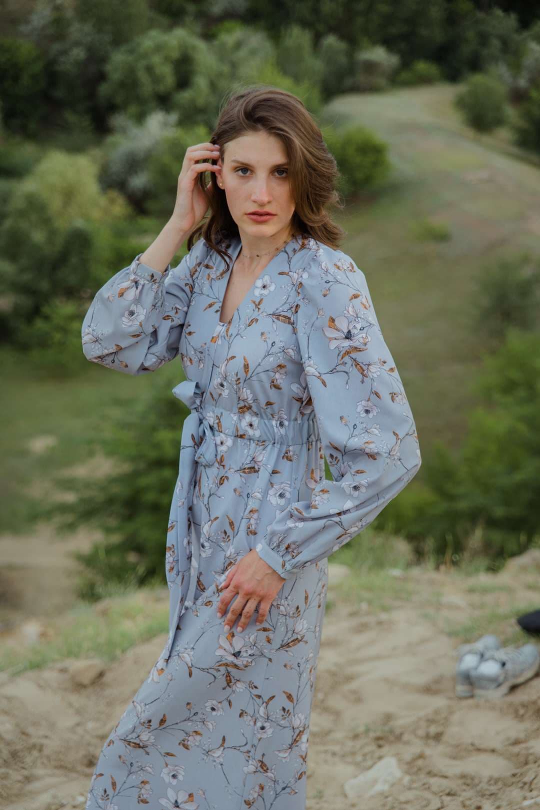 нежное платье с кулиской